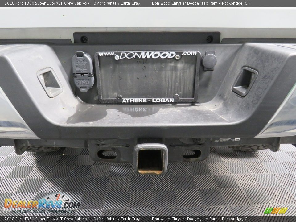 2018 Ford F350 Super Duty XLT Crew Cab 4x4 Oxford White / Earth Gray Photo #13