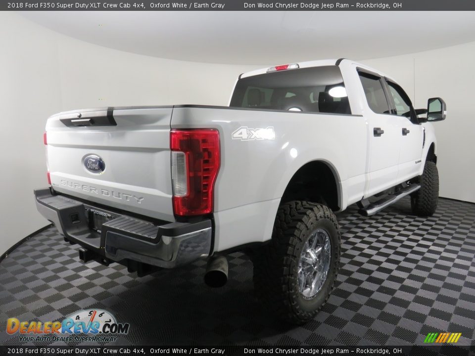 2018 Ford F350 Super Duty XLT Crew Cab 4x4 Oxford White / Earth Gray Photo #15