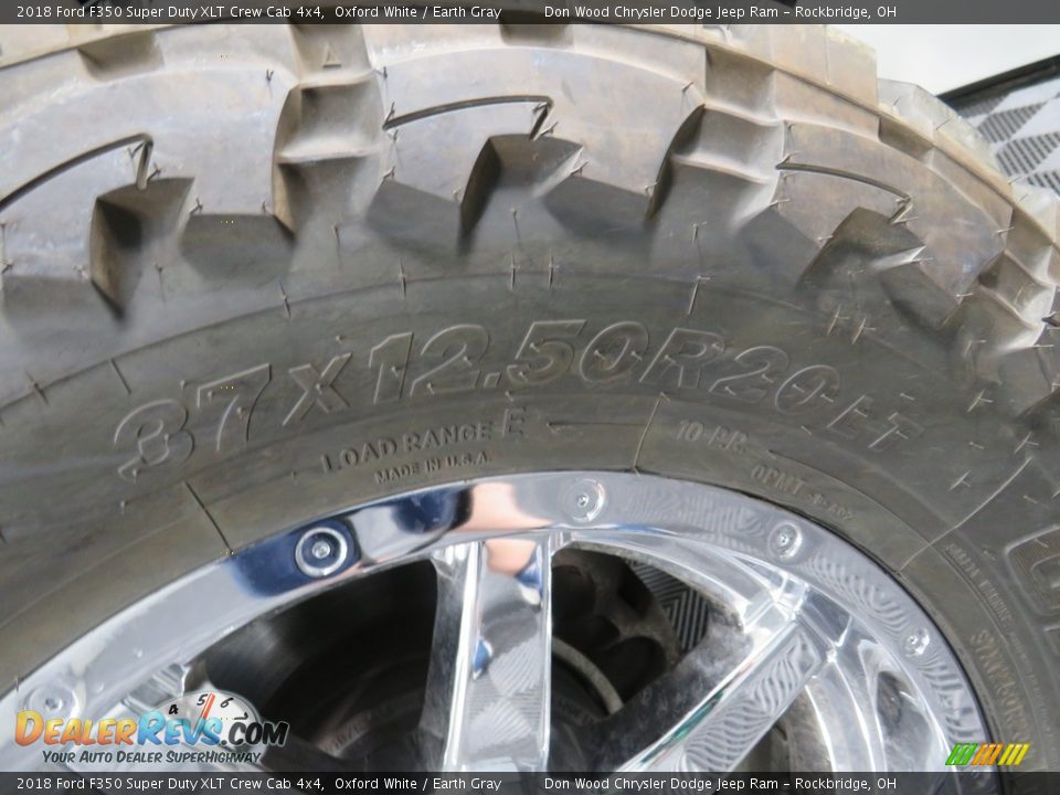 2018 Ford F350 Super Duty XLT Crew Cab 4x4 Oxford White / Earth Gray Photo #17