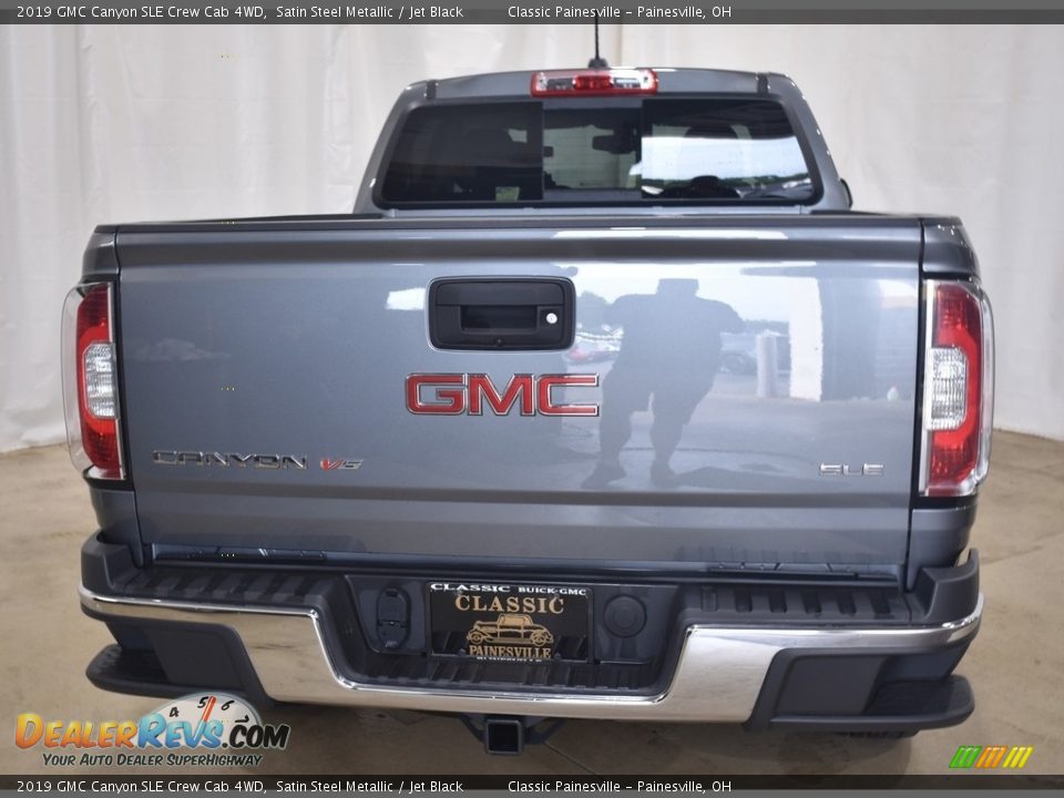 2019 GMC Canyon SLE Crew Cab 4WD Satin Steel Metallic / Jet Black Photo #3