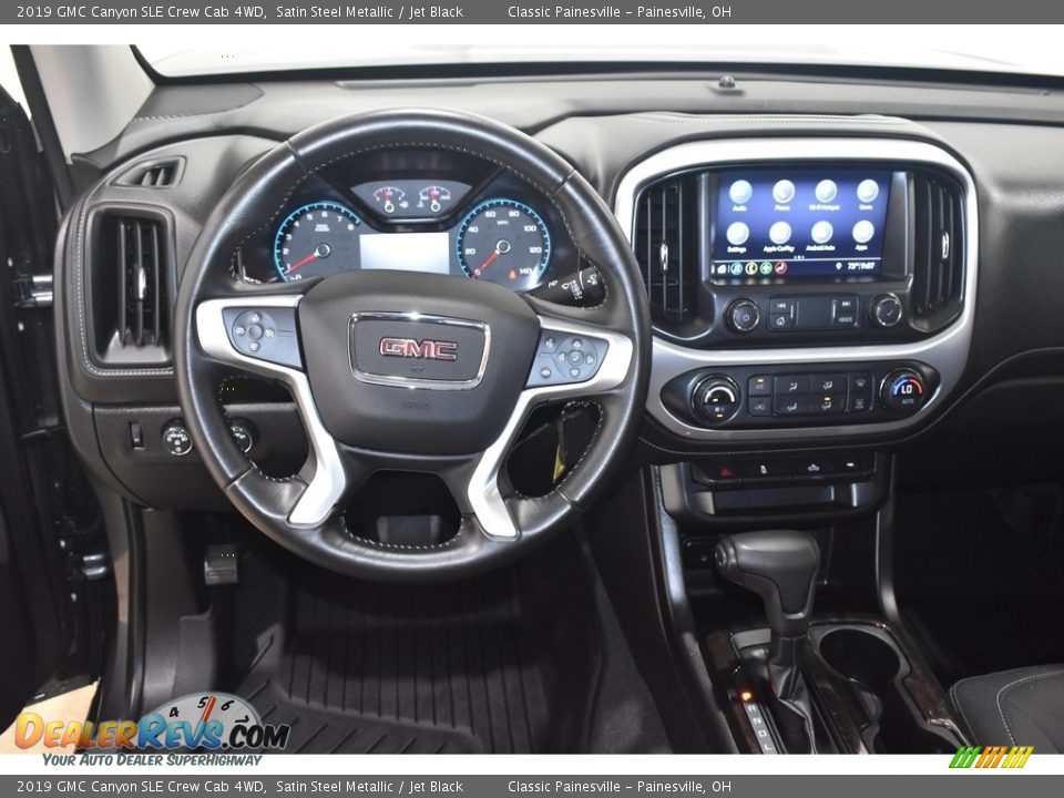 2019 GMC Canyon SLE Crew Cab 4WD Satin Steel Metallic / Jet Black Photo #12