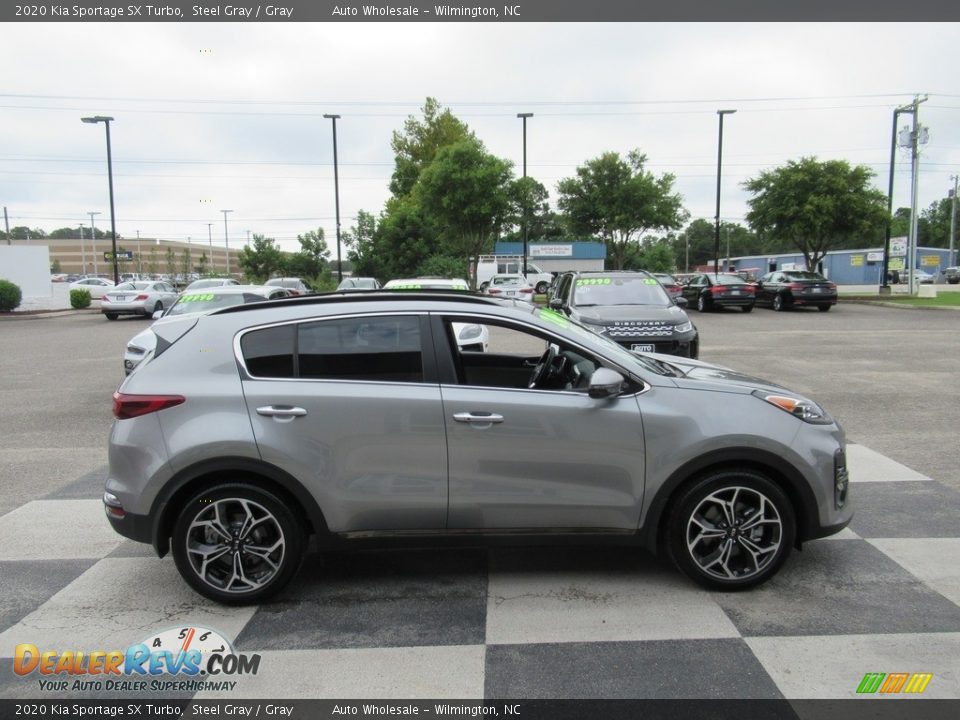 Steel Gray 2020 Kia Sportage SX Turbo Photo #3