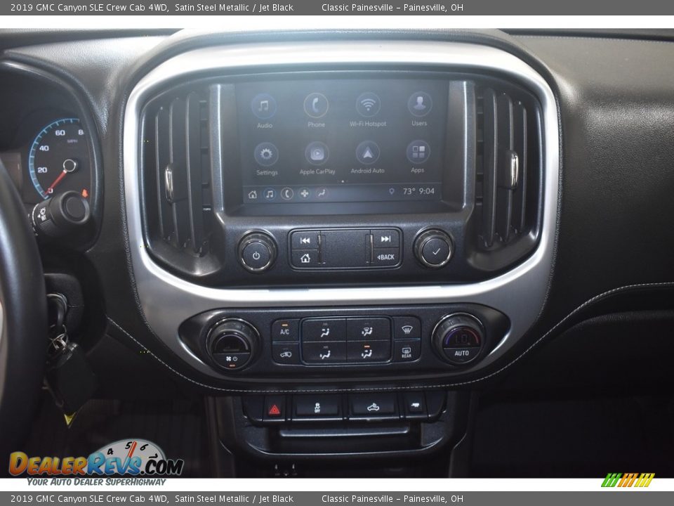 2019 GMC Canyon SLE Crew Cab 4WD Satin Steel Metallic / Jet Black Photo #13