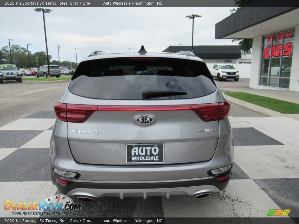 2020 Kia Sportage SX Turbo Steel Gray / Gray Photo #4