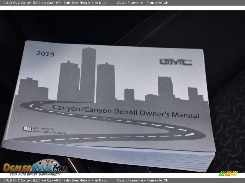 2019 GMC Canyon SLE Crew Cab 4WD Satin Steel Metallic / Jet Black Photo #16