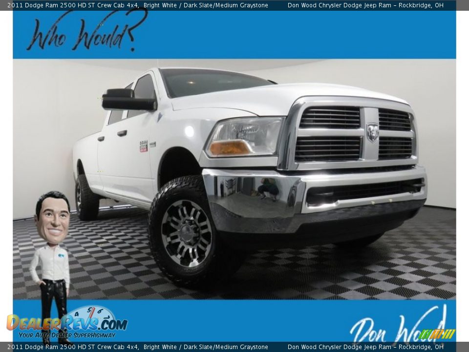 2011 Dodge Ram 2500 HD ST Crew Cab 4x4 Bright White / Dark Slate/Medium Graystone Photo #1