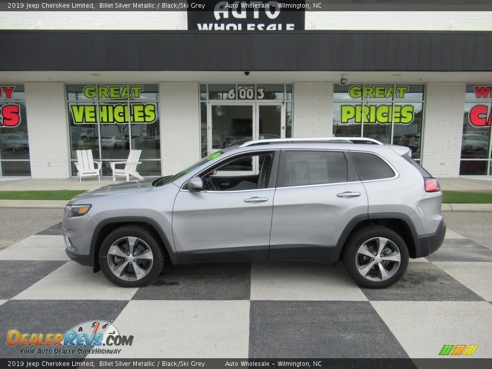 2019 Jeep Cherokee Limited Billet Silver Metallic / Black/Ski Grey Photo #1