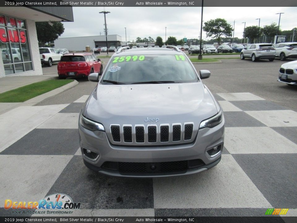 2019 Jeep Cherokee Limited Billet Silver Metallic / Black/Ski Grey Photo #2