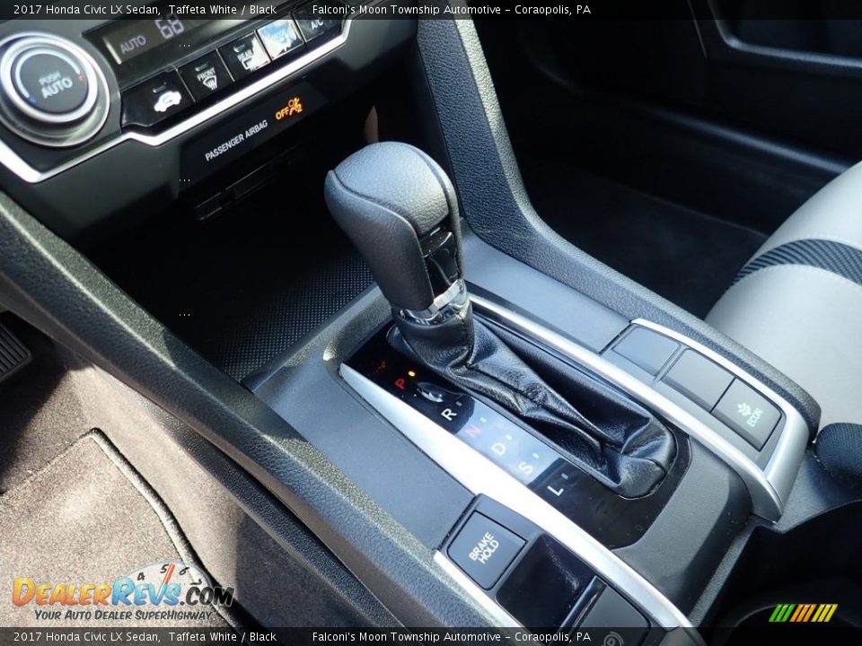 2017 Honda Civic LX Sedan Taffeta White / Black Photo #20