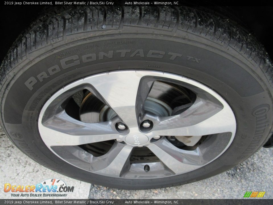 2019 Jeep Cherokee Limited Billet Silver Metallic / Black/Ski Grey Photo #7