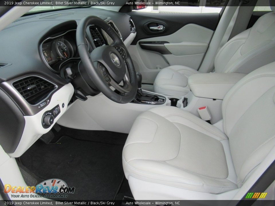 2019 Jeep Cherokee Limited Billet Silver Metallic / Black/Ski Grey Photo #11