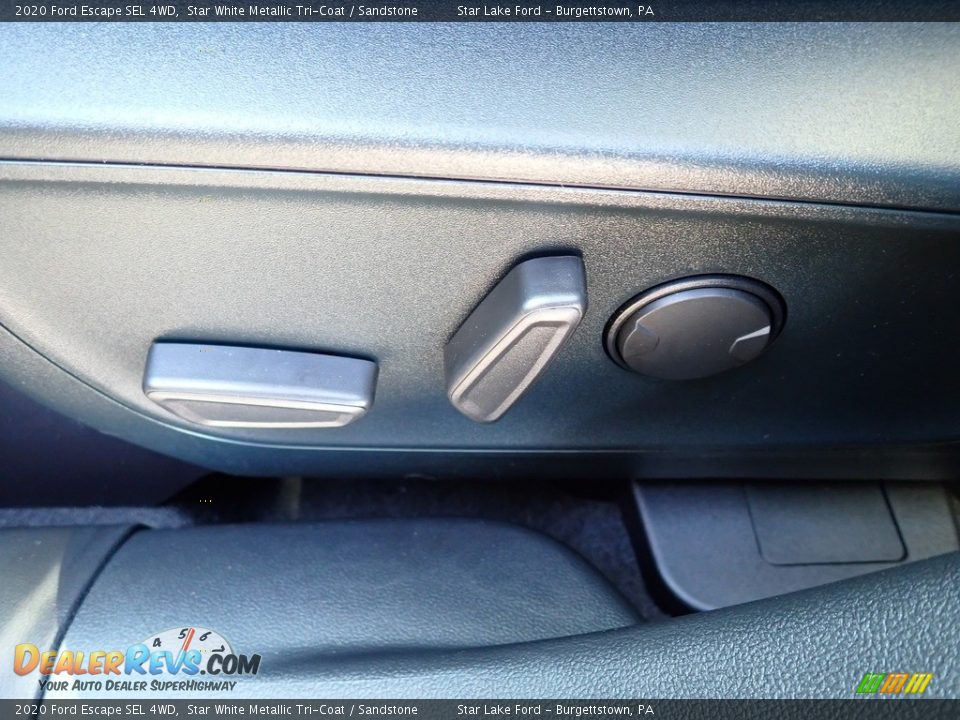 2020 Ford Escape SEL 4WD Star White Metallic Tri-Coat / Sandstone Photo #16