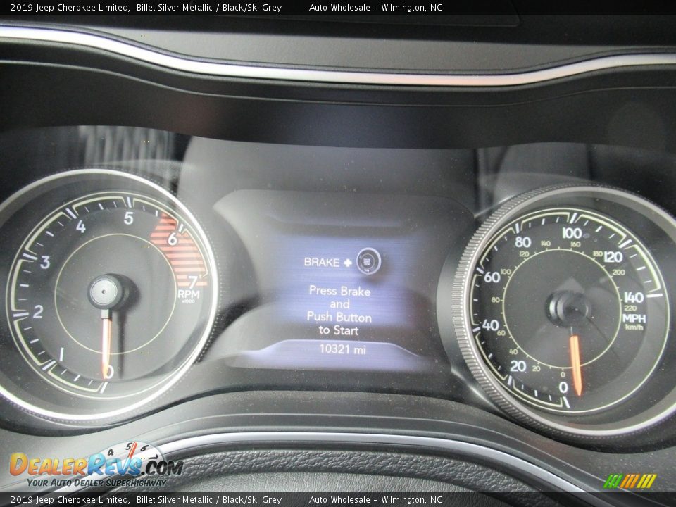 2019 Jeep Cherokee Limited Billet Silver Metallic / Black/Ski Grey Photo #17