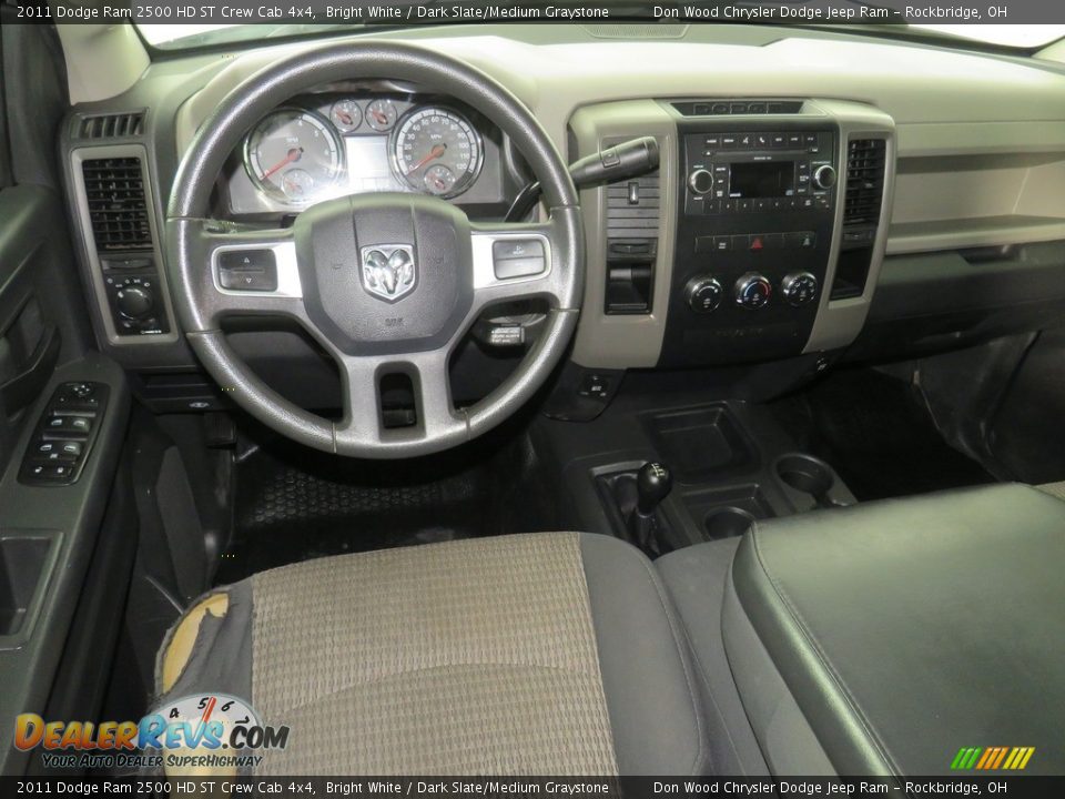 2011 Dodge Ram 2500 HD ST Crew Cab 4x4 Bright White / Dark Slate/Medium Graystone Photo #33