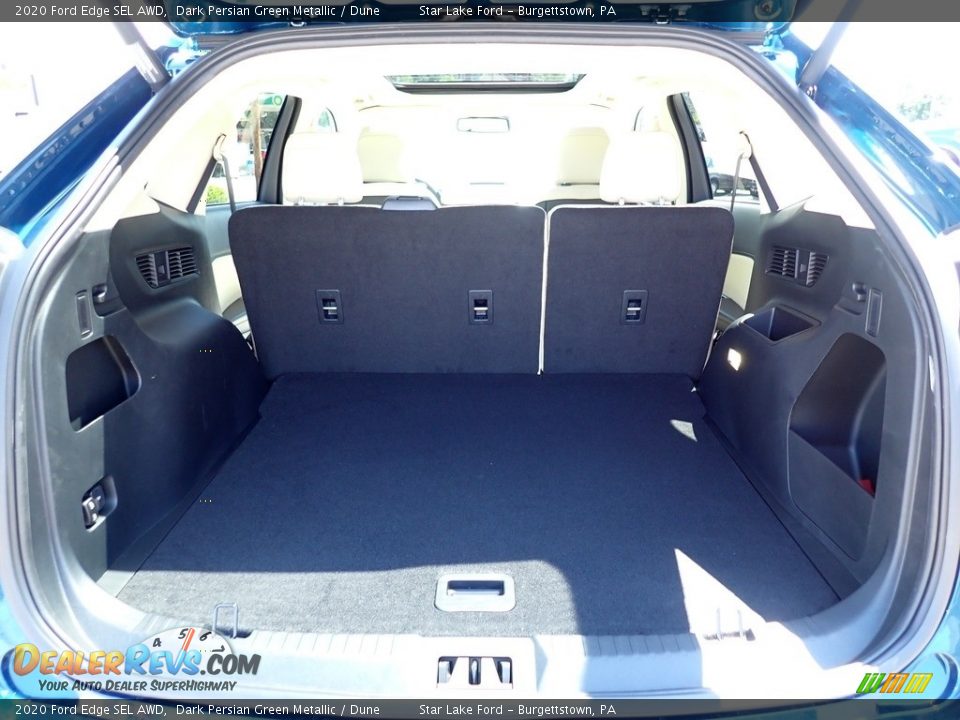 2020 Ford Edge SEL AWD Dark Persian Green Metallic / Dune Photo #5