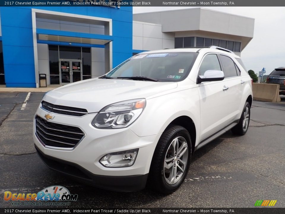 2017 Chevrolet Equinox Premier AWD Iridescent Pearl Tricoat / Saddle Up/Jet Black Photo #2