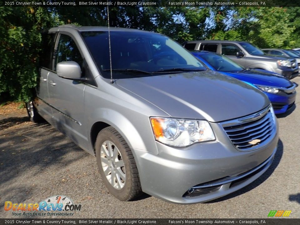 2015 Chrysler Town & Country Touring Billet Silver Metallic / Black/Light Graystone Photo #4