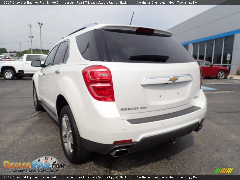 2017 Chevrolet Equinox Premier AWD Iridescent Pearl Tricoat / Saddle Up/Jet Black Photo #5