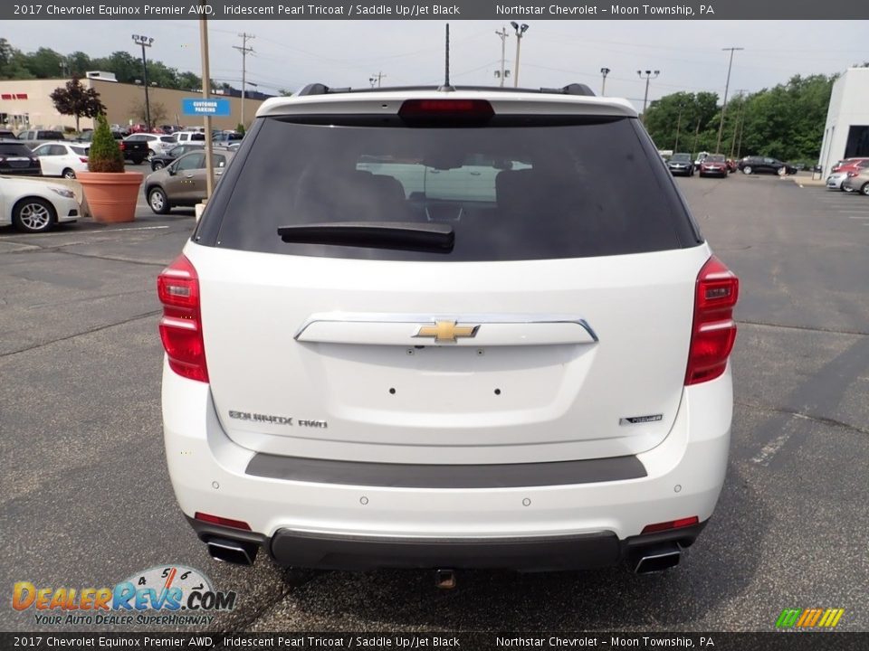 2017 Chevrolet Equinox Premier AWD Iridescent Pearl Tricoat / Saddle Up/Jet Black Photo #6