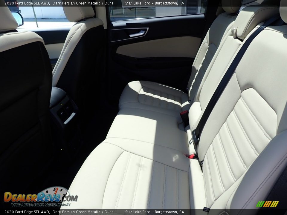 2020 Ford Edge SEL AWD Dark Persian Green Metallic / Dune Photo #12