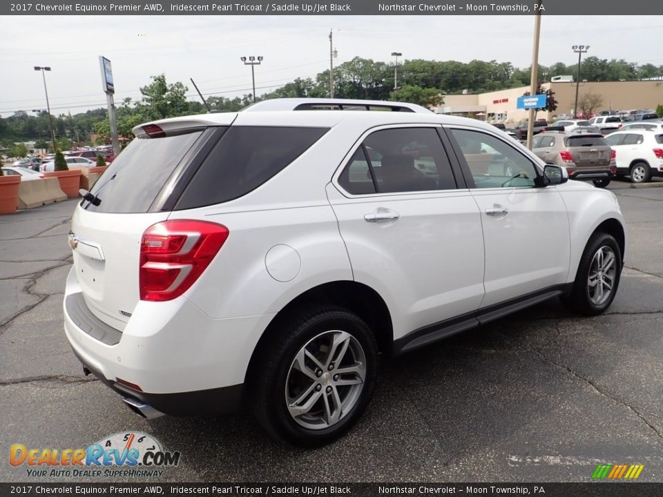 2017 Chevrolet Equinox Premier AWD Iridescent Pearl Tricoat / Saddle Up/Jet Black Photo #9