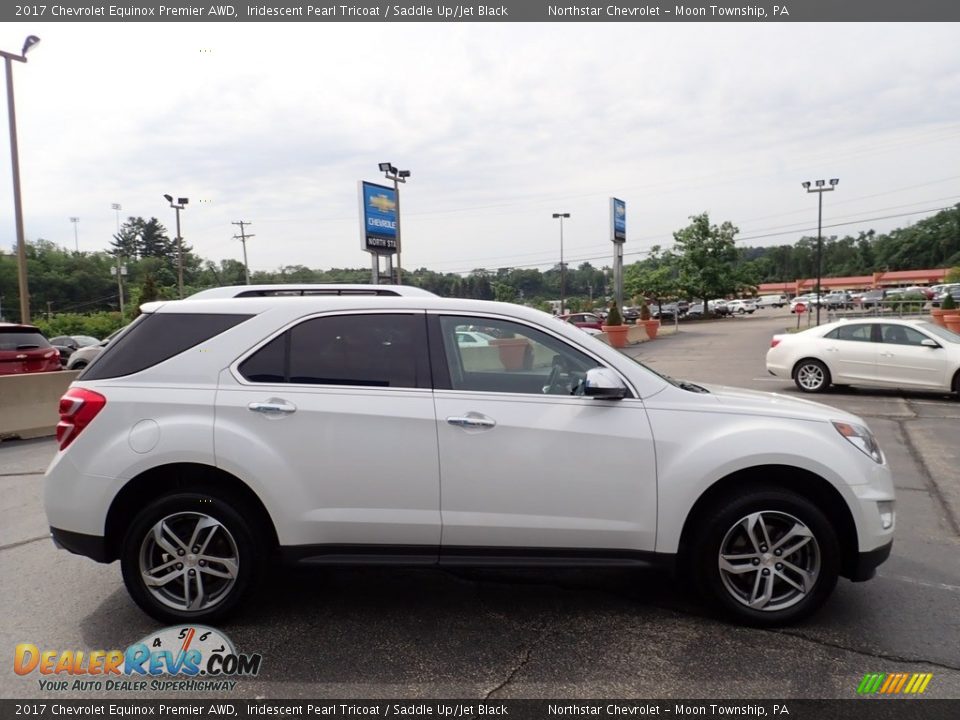 2017 Chevrolet Equinox Premier AWD Iridescent Pearl Tricoat / Saddle Up/Jet Black Photo #10