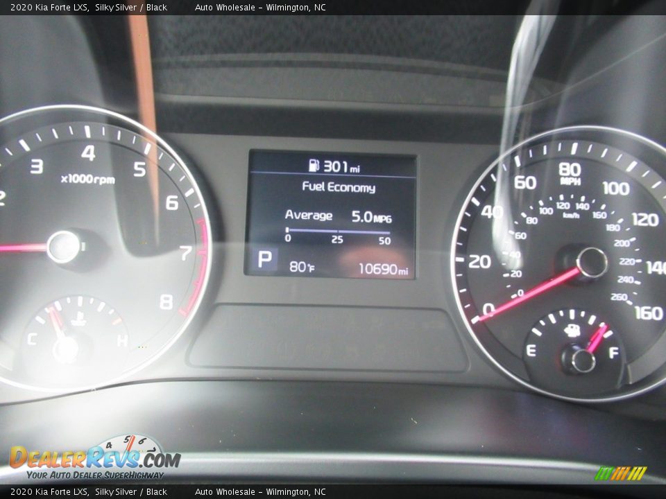 2020 Kia Forte LXS Silky Silver / Black Photo #16