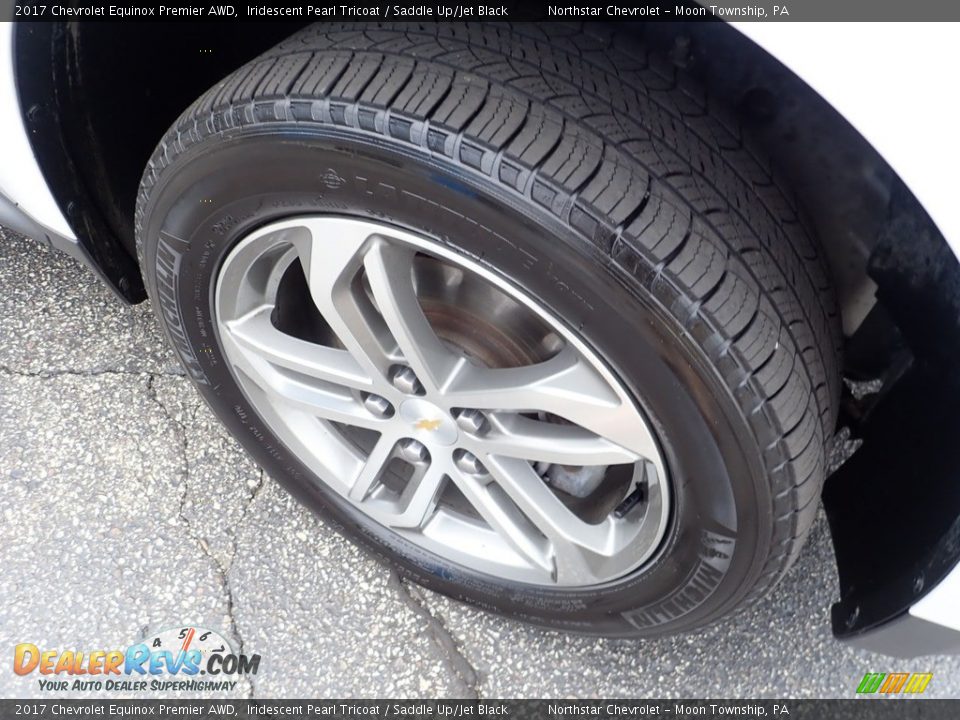 2017 Chevrolet Equinox Premier AWD Iridescent Pearl Tricoat / Saddle Up/Jet Black Photo #14