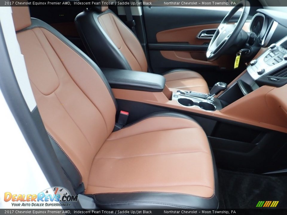2017 Chevrolet Equinox Premier AWD Iridescent Pearl Tricoat / Saddle Up/Jet Black Photo #15