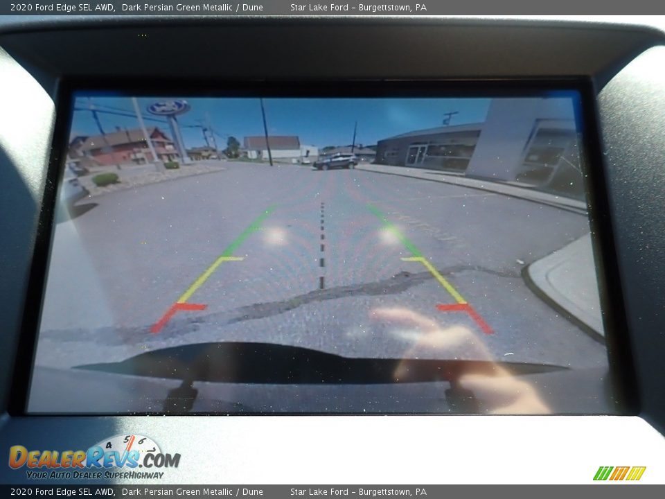 2020 Ford Edge SEL AWD Dark Persian Green Metallic / Dune Photo #19