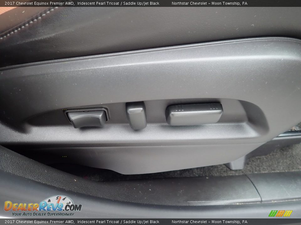 2017 Chevrolet Equinox Premier AWD Iridescent Pearl Tricoat / Saddle Up/Jet Black Photo #17