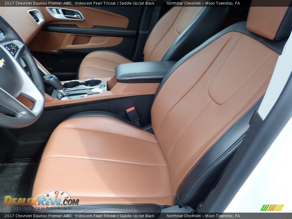 2017 Chevrolet Equinox Premier AWD Iridescent Pearl Tricoat / Saddle Up/Jet Black Photo #20