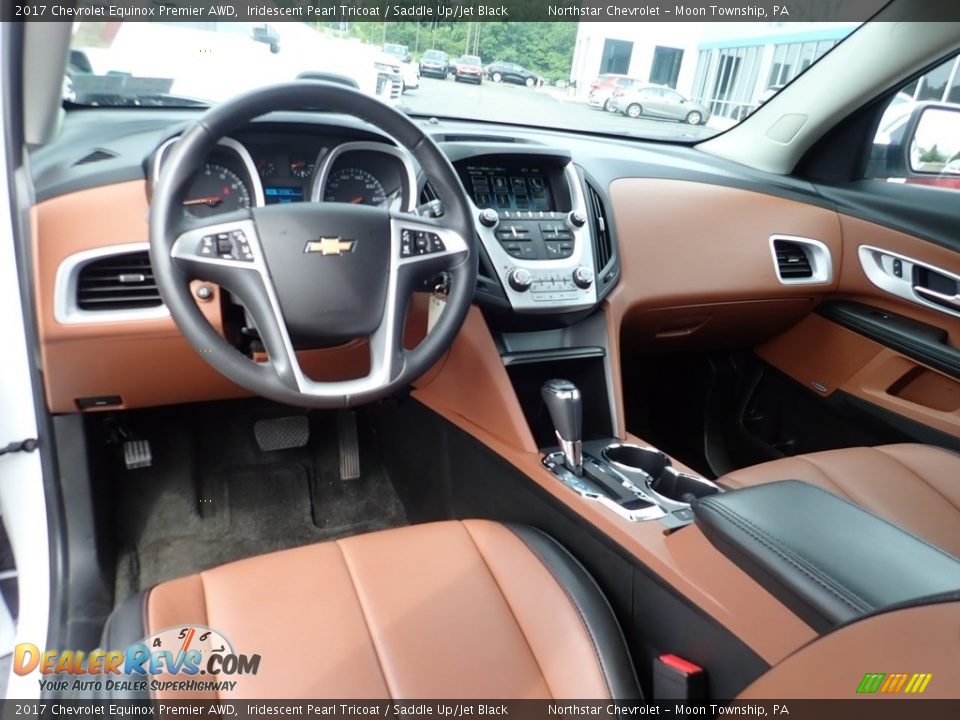 2017 Chevrolet Equinox Premier AWD Iridescent Pearl Tricoat / Saddle Up/Jet Black Photo #22