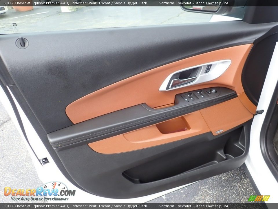 2017 Chevrolet Equinox Premier AWD Iridescent Pearl Tricoat / Saddle Up/Jet Black Photo #24