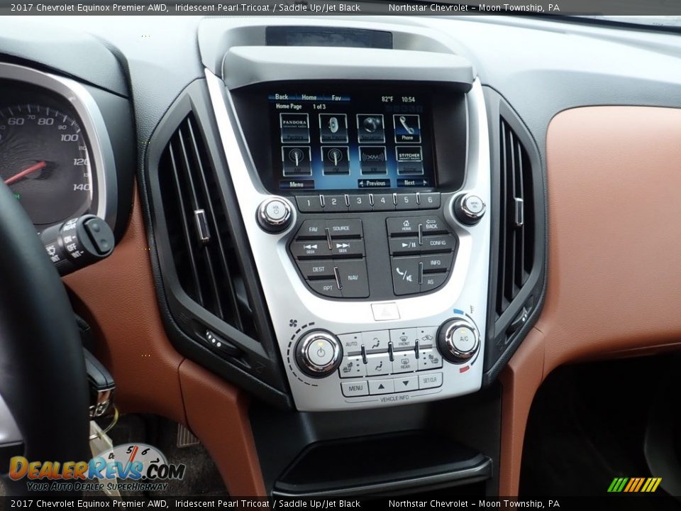 2017 Chevrolet Equinox Premier AWD Iridescent Pearl Tricoat / Saddle Up/Jet Black Photo #27