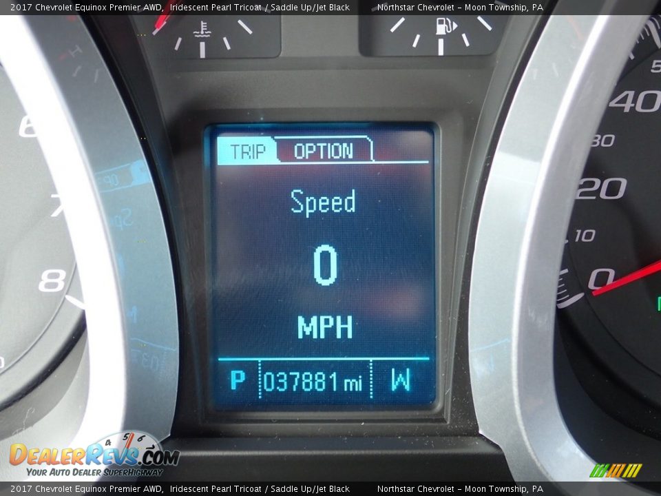 2017 Chevrolet Equinox Premier AWD Iridescent Pearl Tricoat / Saddle Up/Jet Black Photo #29