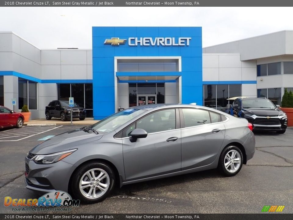 2018 Chevrolet Cruze LT Satin Steel Gray Metallic / Jet Black Photo #1