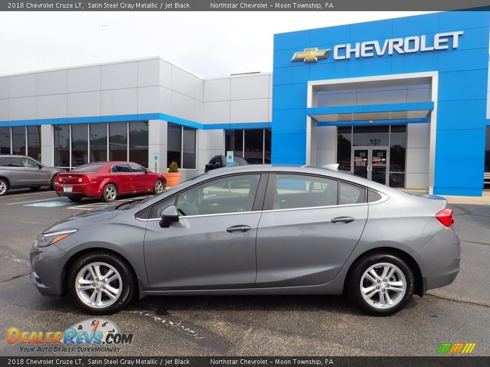 2018 Chevrolet Cruze LT Satin Steel Gray Metallic / Jet Black Photo #3