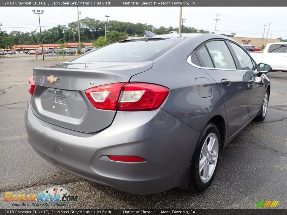 2018 Chevrolet Cruze LT Satin Steel Gray Metallic / Jet Black Photo #8