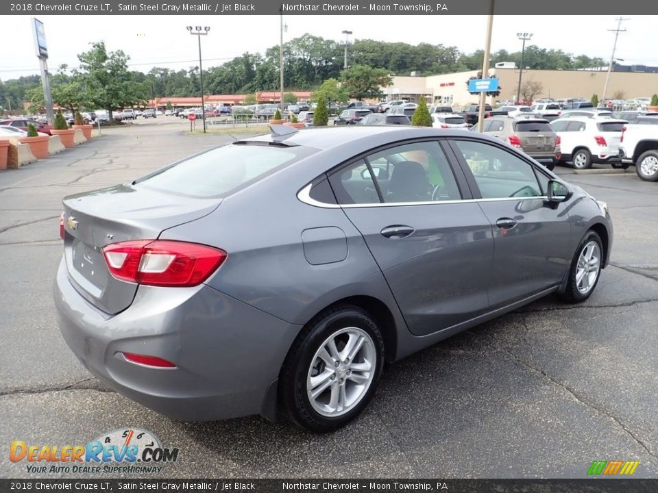 2018 Chevrolet Cruze LT Satin Steel Gray Metallic / Jet Black Photo #9