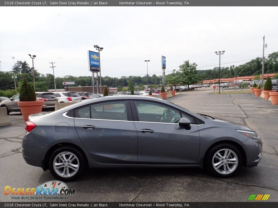 2018 Chevrolet Cruze LT Satin Steel Gray Metallic / Jet Black Photo #10