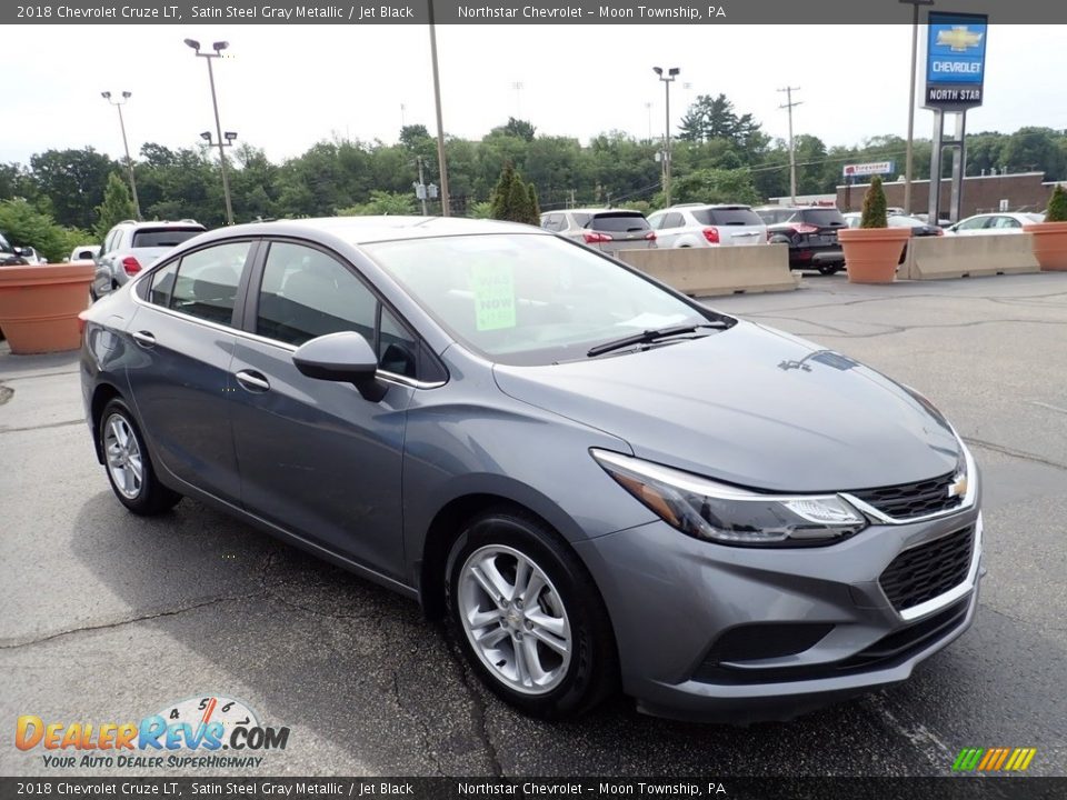 2018 Chevrolet Cruze LT Satin Steel Gray Metallic / Jet Black Photo #11