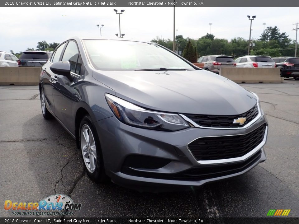2018 Chevrolet Cruze LT Satin Steel Gray Metallic / Jet Black Photo #12