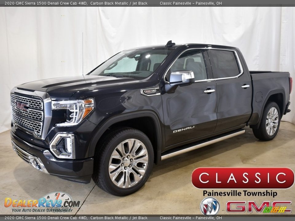 2020 GMC Sierra 1500 Denali Crew Cab 4WD Carbon Black Metallic / Jet Black Photo #1