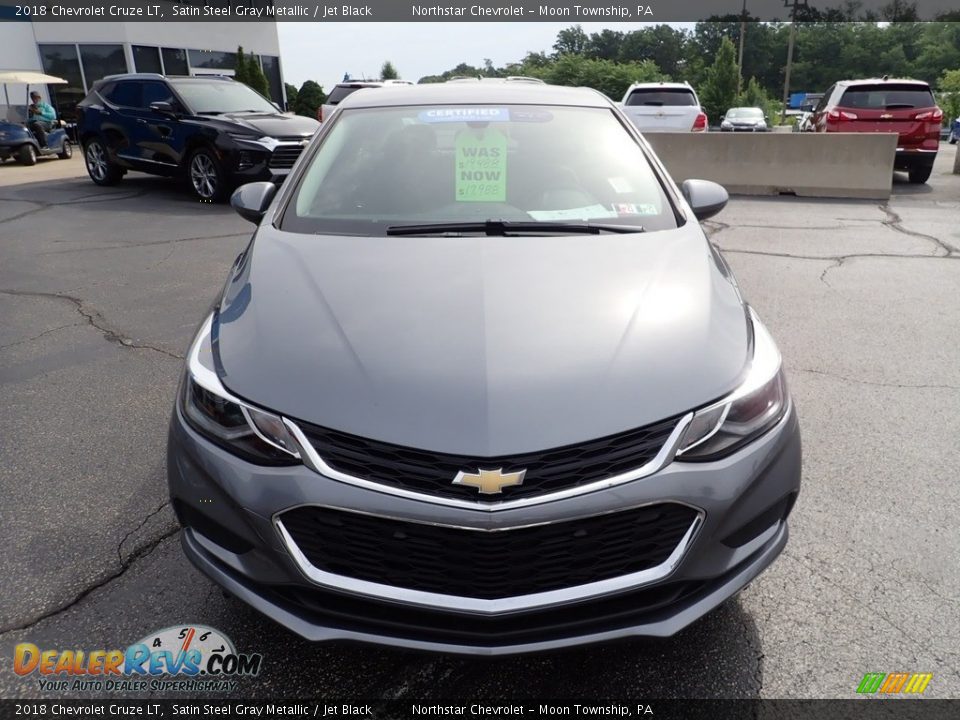 2018 Chevrolet Cruze LT Satin Steel Gray Metallic / Jet Black Photo #13