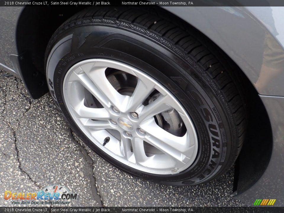 2018 Chevrolet Cruze LT Satin Steel Gray Metallic / Jet Black Photo #14