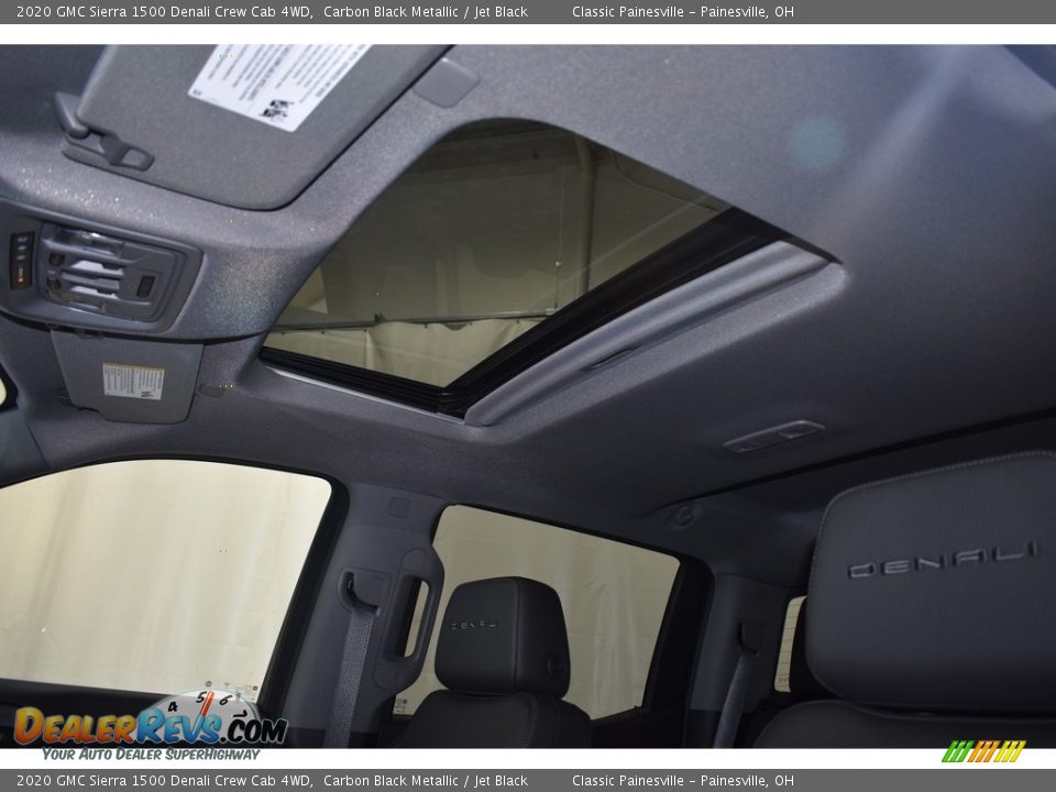 2020 GMC Sierra 1500 Denali Crew Cab 4WD Carbon Black Metallic / Jet Black Photo #6