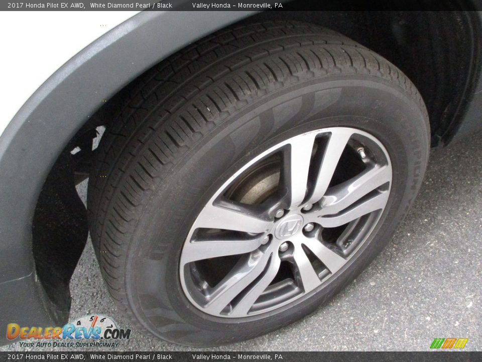 2017 Honda Pilot EX AWD White Diamond Pearl / Black Photo #6