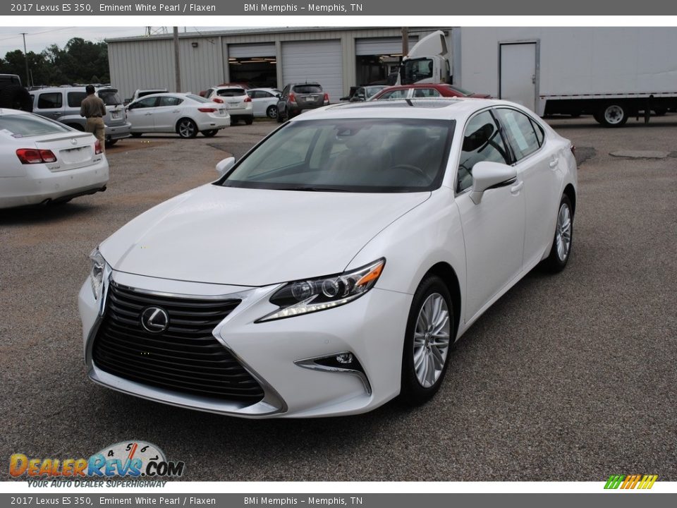 2017 Lexus ES 350 Eminent White Pearl / Flaxen Photo #1