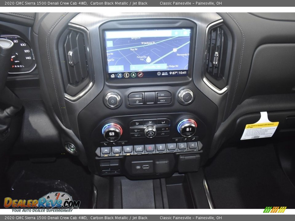 2020 GMC Sierra 1500 Denali Crew Cab 4WD Carbon Black Metallic / Jet Black Photo #11
